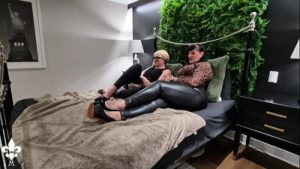 Double Domme Shoes & Foot Worshipping!