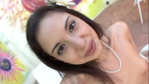 Horny slim teen gets her asshole ripped by huge cock