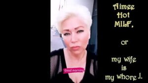 Beautiful mature bitch and her pussy close-up! Hot lap dance in the finale and cool hip wagging! This whore will give odds to many young sluts!