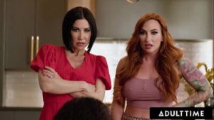 ADULT TIME – Sophia Locke Disciplines Naughty stepbae Chloe Surreal With Spanking And Ass Play!