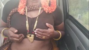 Stepmom and stepson long drive for fucking. Car dirty talks. Telugu adio.