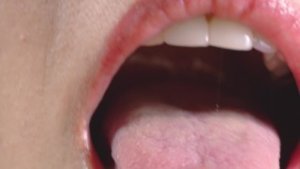 Close up blowjob, playing with my husbands hard cock head