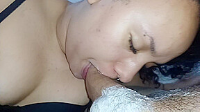 Extreme Gagging, With Her Greedy Mouth She Fucks, Until She Feels The Creampie Dripping