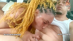 Gets Creampied In The Car