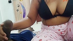 Bitch Fucks With Lover When Handsome Boy In Bed With Cumshot. -akashprimex