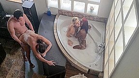 Wet Pussy Fuck – Interracial 3 Girls 1 Cock Foursome Blowjob And Pussy Fucking Swapping In And Out Of Spa Bath Reverse Gangbang 11 Min
