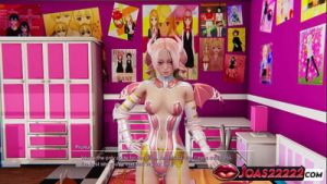 Pink Succubus Rule34 3D Hentai – Small Tits Massage, Cunnilingus & POV Fingering Orgasm