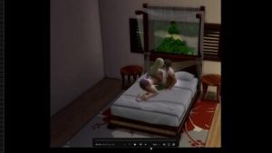 Hot slut getting fucked hard in The Sims
