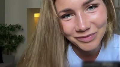 Cute Russian babe Girl likes to play with big dick