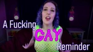 A FUCKING GAY REMINDER – PREVIEW – Gay Confession Encouragement, Homoerotic Dirty Talk by Miss Faith Rae with POV Eye Contact and Fishnet Lingerie – HD 1080p MP4