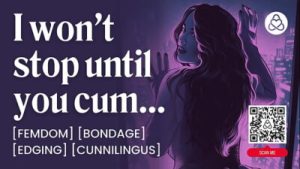 ASMR Audio Porn: Femdom Fucks Her Submissive Male On a First Date – Bondage & Edging – Erotic Audio Roleplay