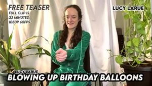 Blowing Up Birthday Balloons