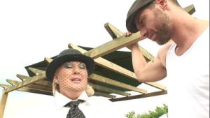 Brunette Latina MILF with big boobs, Sophia Lomeli, wearing some sexy lingerie and…