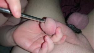 CBT with sounding, ball busting and ball bondage, and finger to destroy my peehole. Show what’s my wife do to my tiny penis… By Jayq – Sep 25, 2025