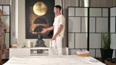 Cock Hungry MILF Olivia del Rio Tempts Horny Masseurs Into DP Threesome GP3321