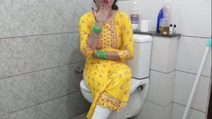Indian hot step mother fucked step son dirty in washroom in hindi audio