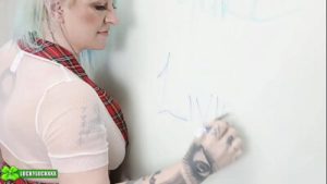 Lucky Gurl Livie Blainn – UK School Girl Gets Slutted Out In The Office