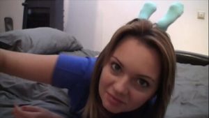 Matylda Busty Girl Fingers Her Pussy for Webcam Followers