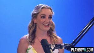 Podcast and masturbation with Ozzie MILF blonde Charlie Forde