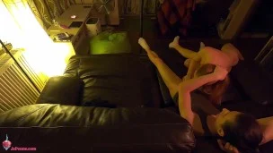 1 Hour Romantic Evening at Home for Amateur Couple with Foreplay, Pussy licking, Doggystyle, Riding