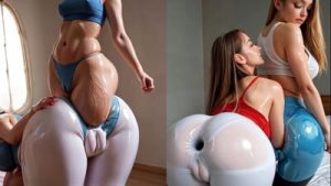 Beauty Teen Lesbian (fisting ,Squirt)-Virtual Sex-Aipornmix-[Ai Generated]