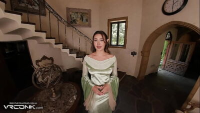 VR Conk: Horny Elf Arwen Sucks Huge Dick And Balls In The Lord Of The Rings Cosplay Parody pt.3