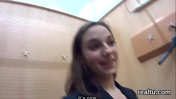 Fantastic czech girl is teased in the hypermarket and screwed in pov