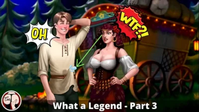 WAL3 – Bigtits MILF Gipsy read future from my hand… The chosen one you said?!