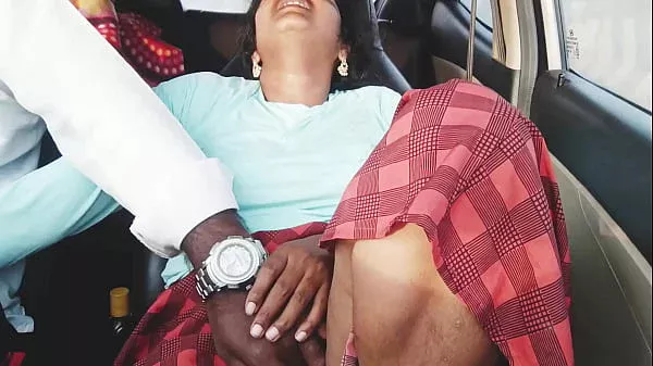 Desi car sex Telugu dirty talks.