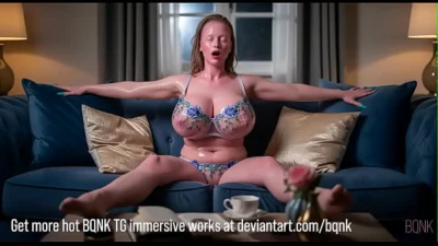 Husband transformed into latex wife  – Latex Bondage – The Pink Stuff