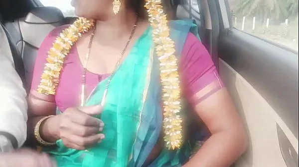 Indian car sex.housewife with husbend’s father long drive for fucking. Telugu dirty talks.