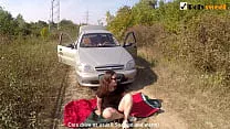 PUBLIC MASTURBATION – I WAS CAUGHT BY A CAR IN THE BEGINNING OF THE VIDEO)