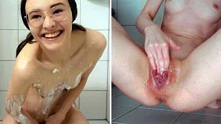 Very Skinny Girl Squirt Small Titts Big Labia