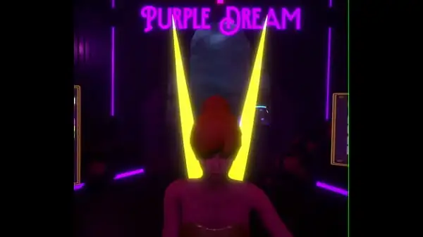 A Tinkerbell cosplayer taking care of you in the Purple Dream.