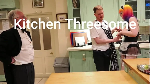 Bad Butler fucks the lazy Kitchen Maid