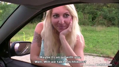 Bitch STOP – Blonde picked up on Czech street