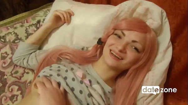 DATEZONE – Amateur teen with amazing long orange hair fucked in homemade POV