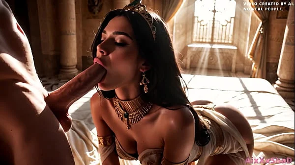 I fuck Nefertiti and cum on her face [AI Generated]