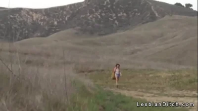 Natural tits lesbians licking pussies to each other