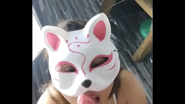 POV Blowjob ASMR asian busty girlfriend sucks your cock