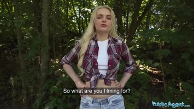 Public Agent Stranded Hot Blonde Has Time For an Outdoor Fucking