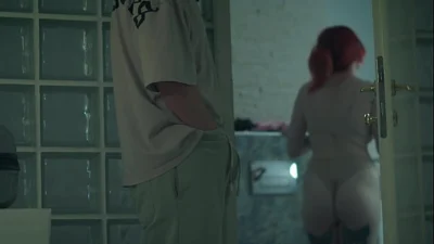 Step Mom Shares Bed with Step Son in Hotel – Creampie Shock!