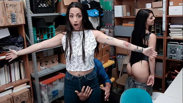 Twin Shoplifters Were Apprehended and Taken to Mall Backroom for Punishment – Fuckthief