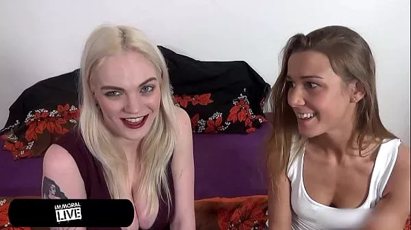 BEAUTIFUL LESBIAN LOSES Her VIRGINITY in a THREESOME – IMMORAL LIVE 4K