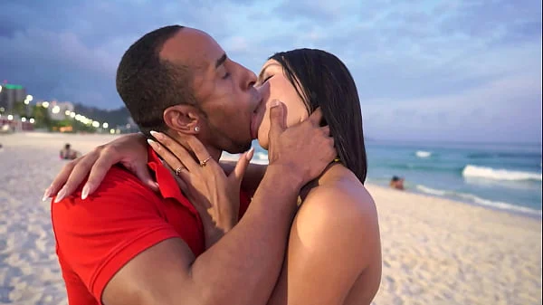 Brazilian “Kendal”, Debora Andrade walks almost naked on the street then get fucked by BBC (Anal, BBC, ATM, public tease, dirty talk, beach, deep kiss) OB246