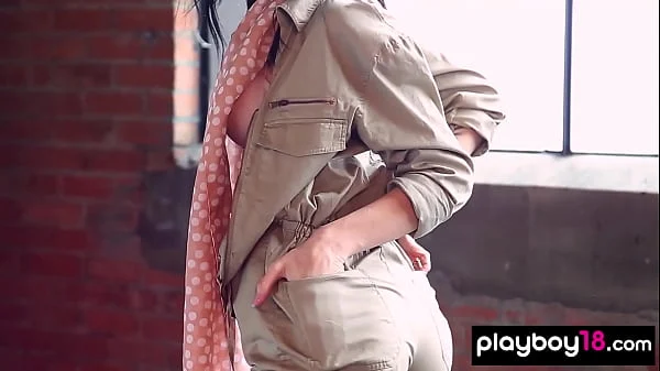 Smoking hot naked teen Morgan Hovanek making an amazing debut on Playboy