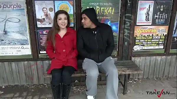 Alternative Chick’s Big Bush Jizzed in the Take Van