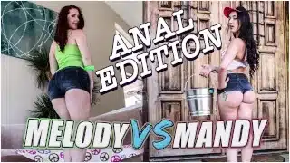 BANGBROS – Thicc PAWG Babes Mandy Muse And Melody Jordan Go Head To Head With Dicks In Their Asses FTW