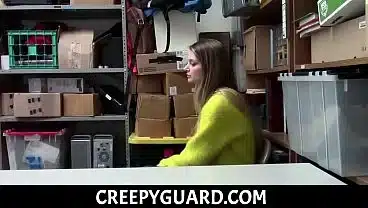 Blonde Teen With Big Tits Gets Her Tight Pink Pussy Fucked By Security Officer