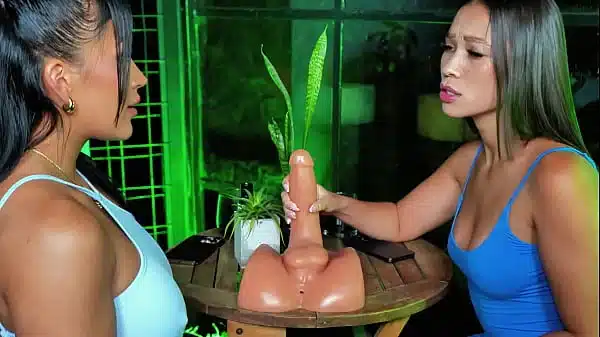 Brunette big booty Gets Taught How to Use a Sex Toy by Her Horny Best Friend Milf Brunette in a Lesbian Playtime Full of pussy licking and First-Time Curiosity – Daniela Andrea & Mariana Martix